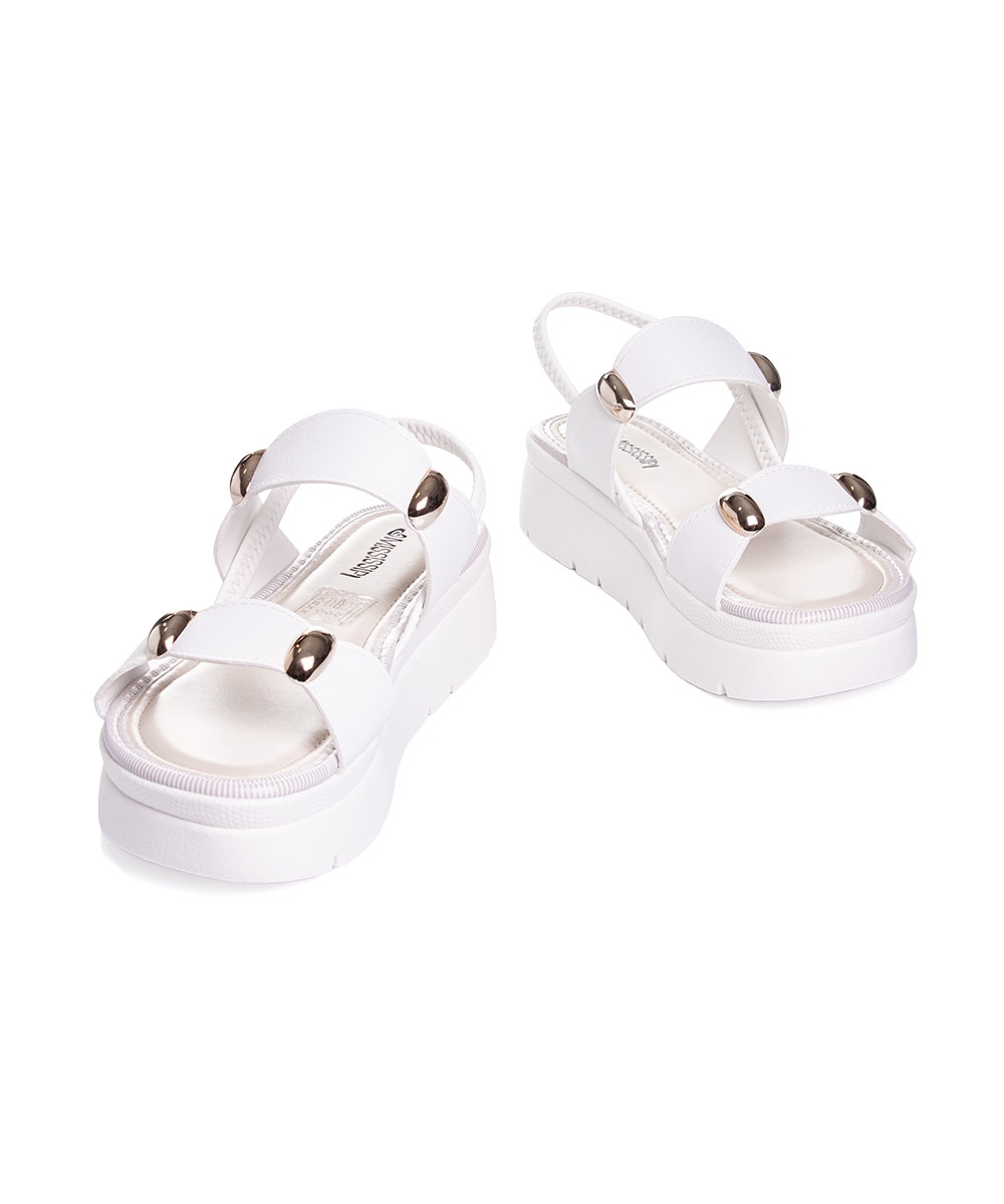 Sandália Feminina Mississipi Flatform Off White