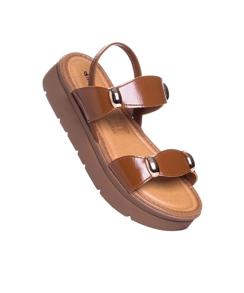 Sandália Feminina Mississipi Flatform Tabaco