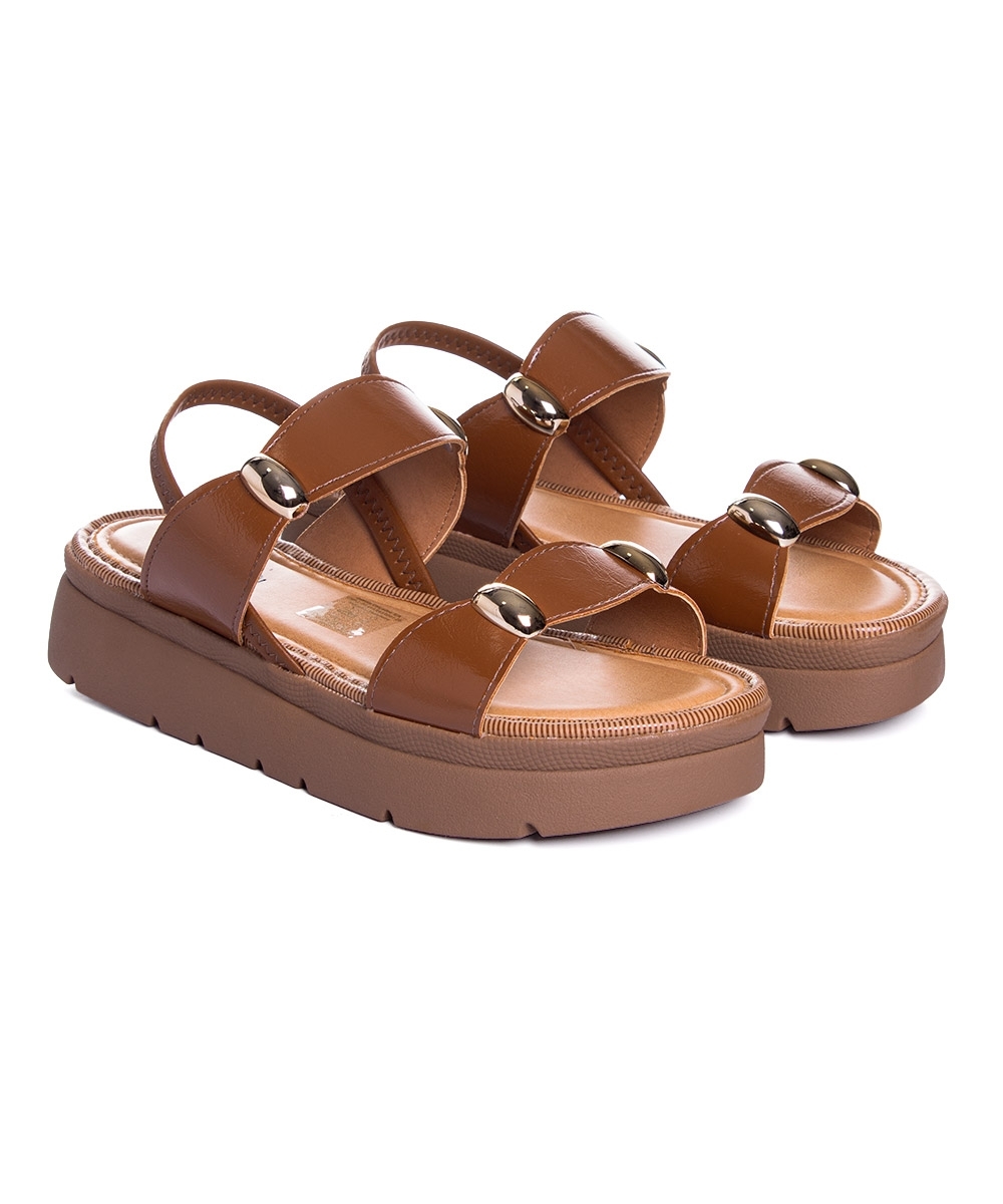 Sandália Feminina Mississipi Flatform Tabaco