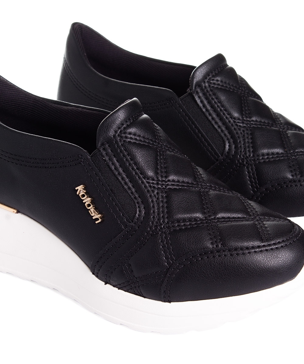 Tênis Kolosh Upper Slip On Preto