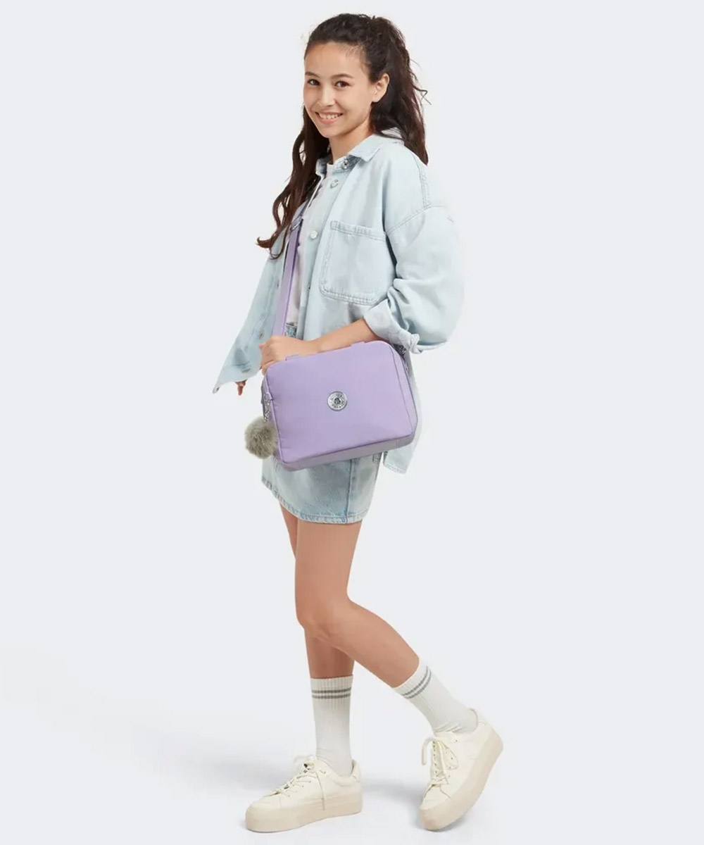 Lancheira Kipling Miyo Bridal Lavander LILAS