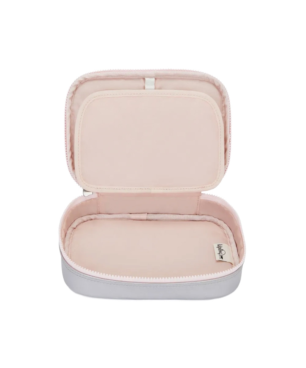 Estojo Kipling 100 Pens Silver Glow Met Prata