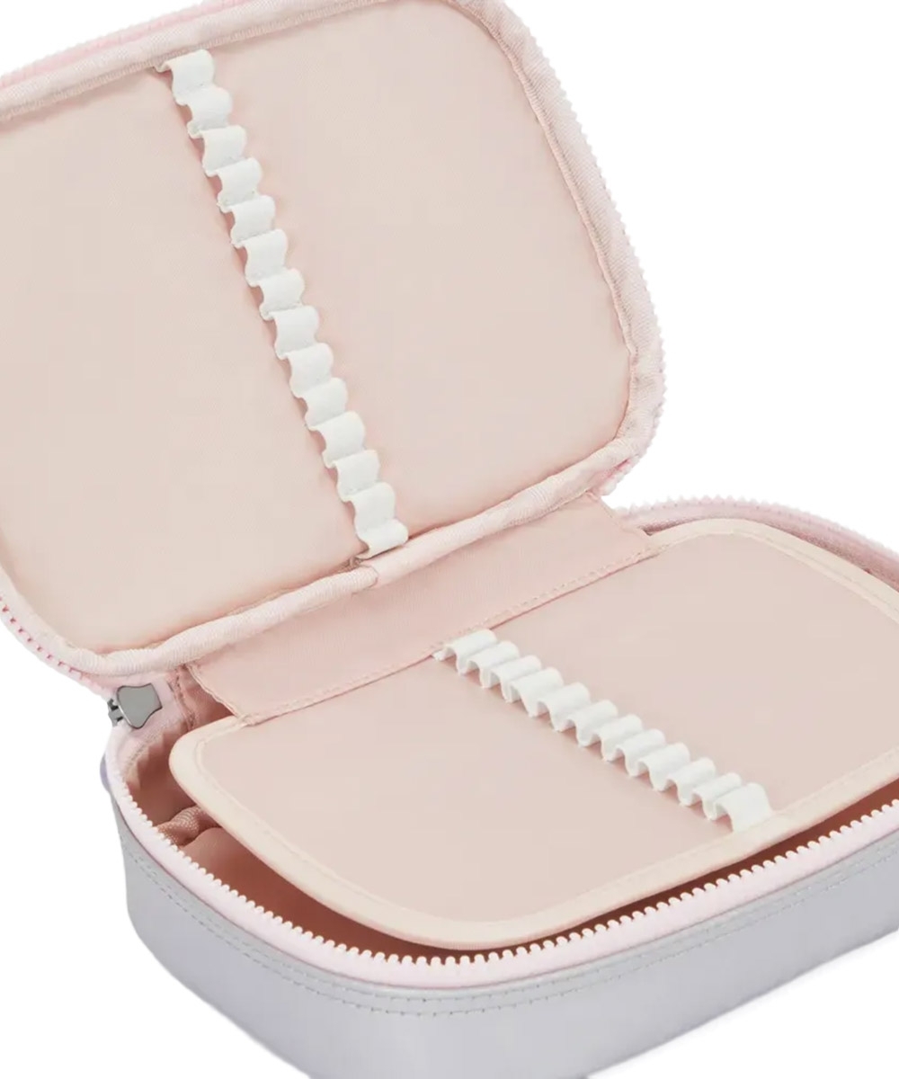 Estojo Kipling 100 Pens Silver Glow Met Prata