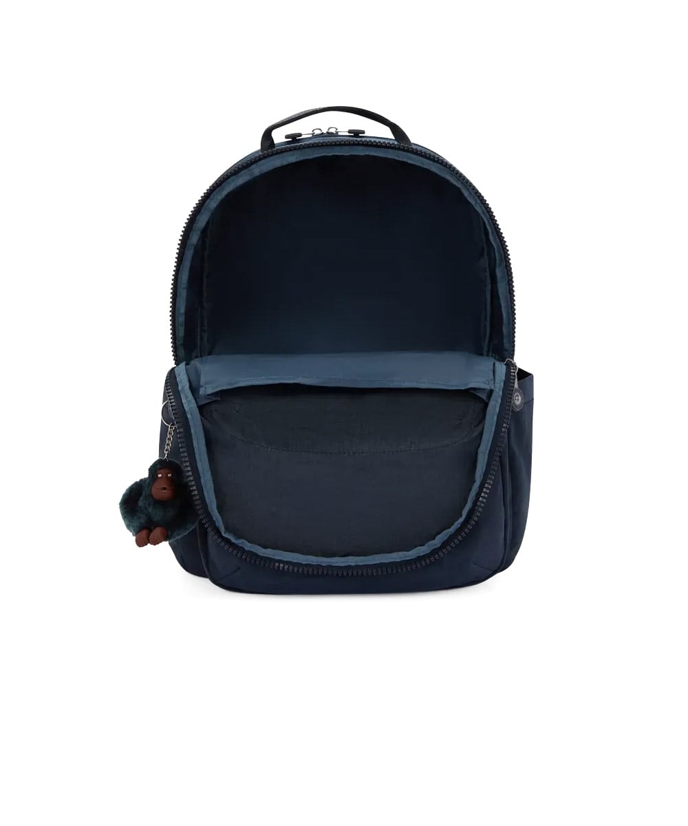Mochila Kipling Seoul College Extra True Blue Tonal Marinho