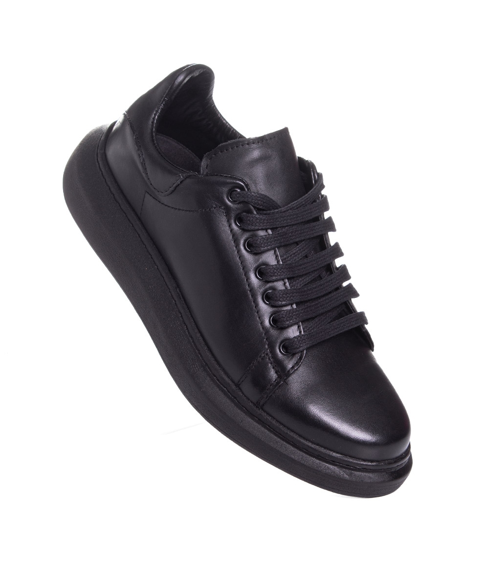 Tênis Masculino Pixolé Confort Couro Preto