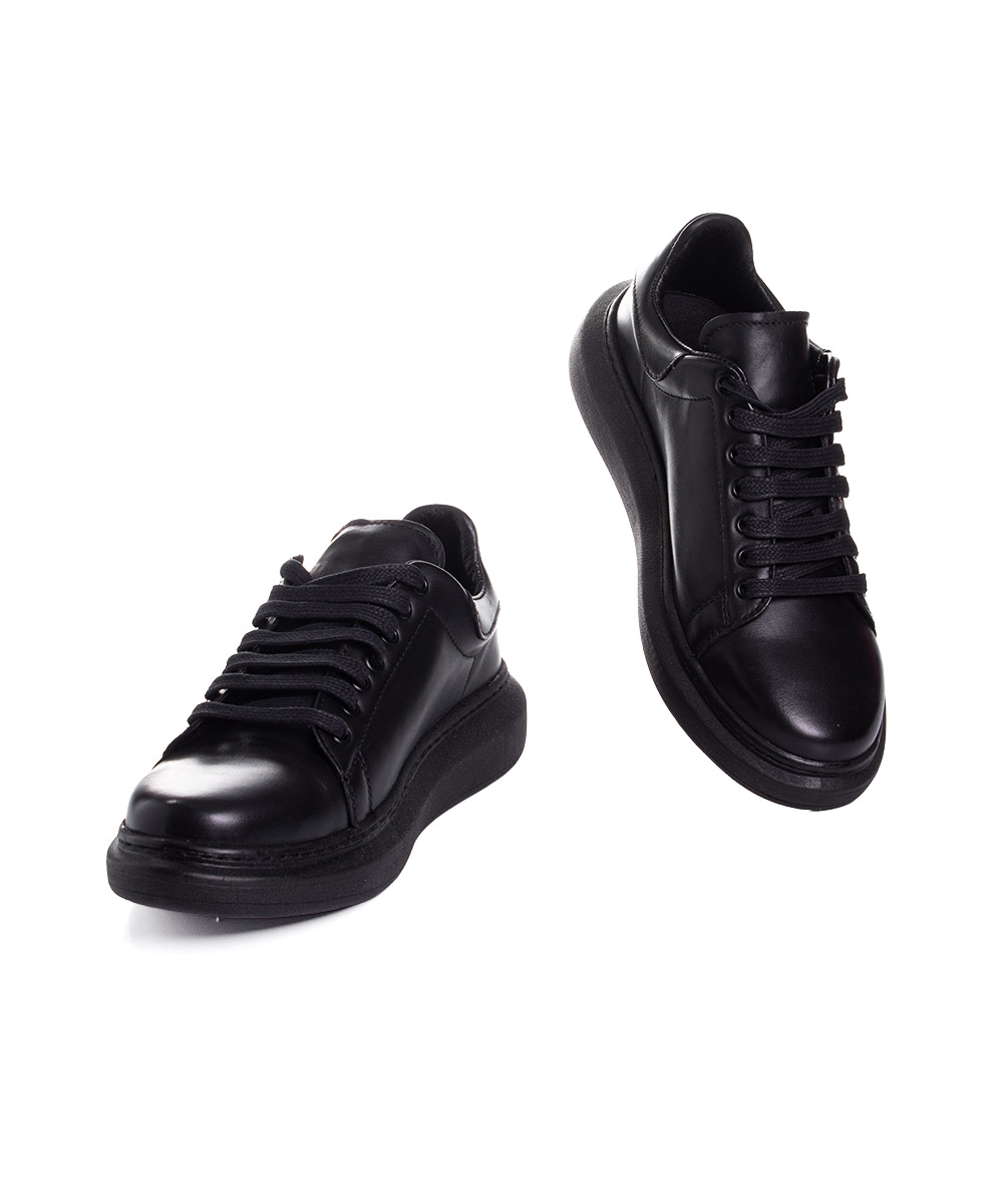 Tênis Masculino Pixolé Confort Couro Preto