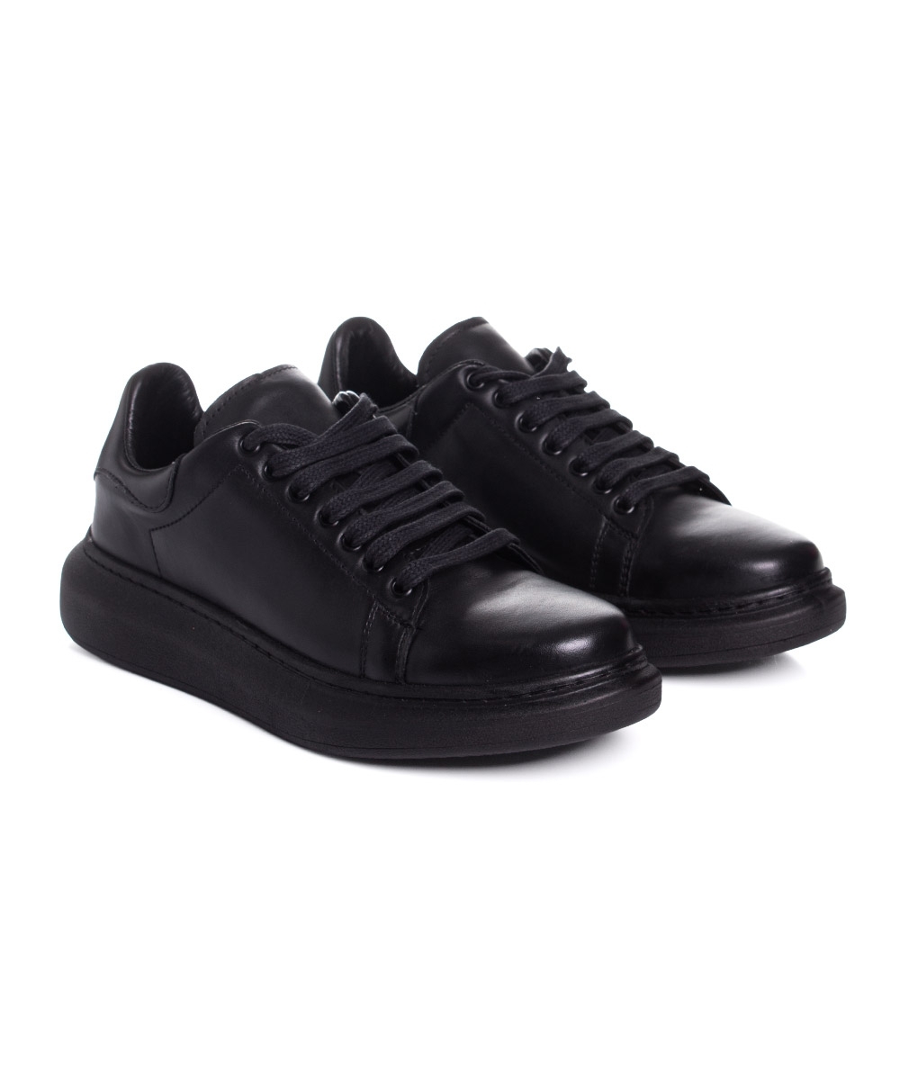 Tênis Masculino Pixolé Confort Couro Preto