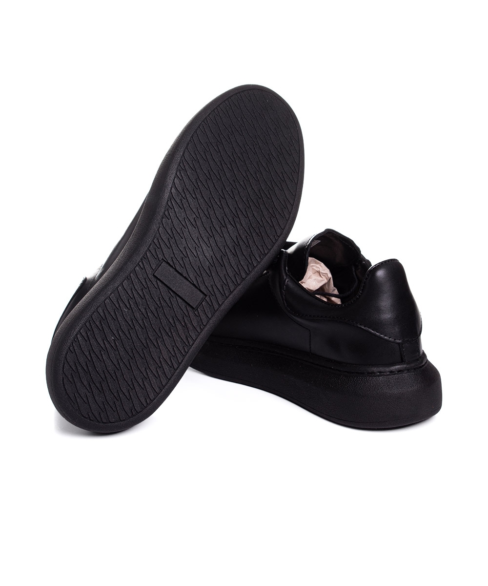 Tênis Masculino Pixolé Confort Couro Preto