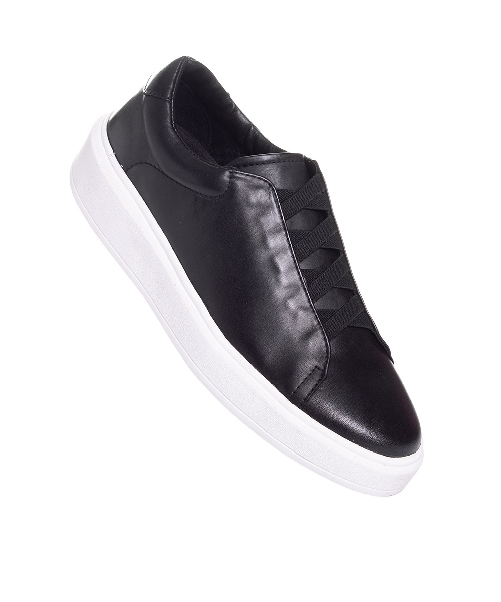 Tênis Masculino Pixolé Casual Couro Preto