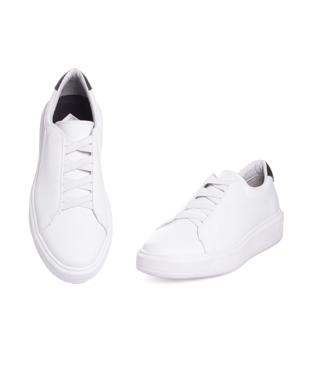Tênis Masculino Pixolé Casual Couro Branco