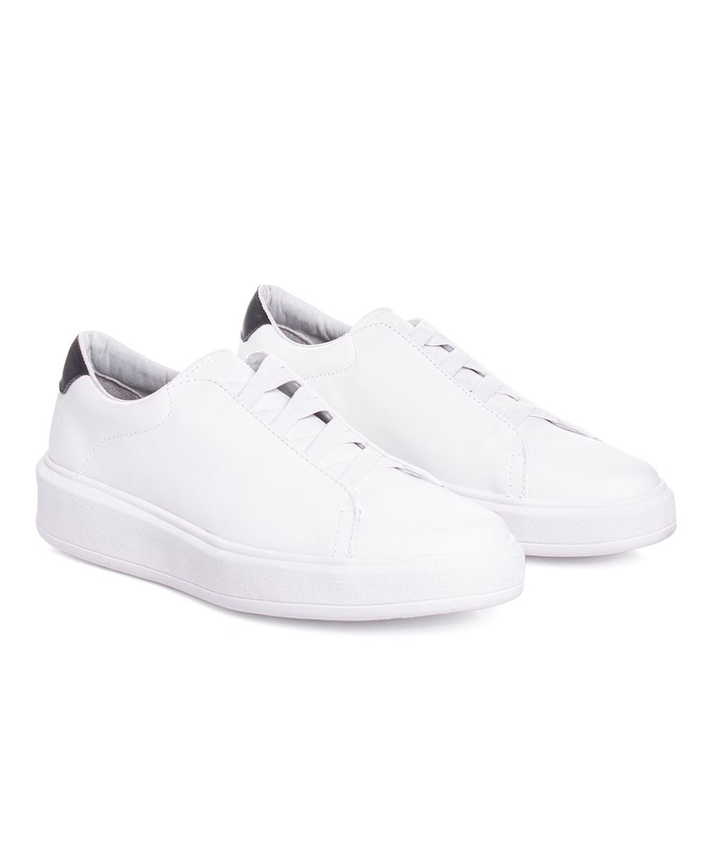 Tênis Masculino Pixolé Casual Couro Branco
