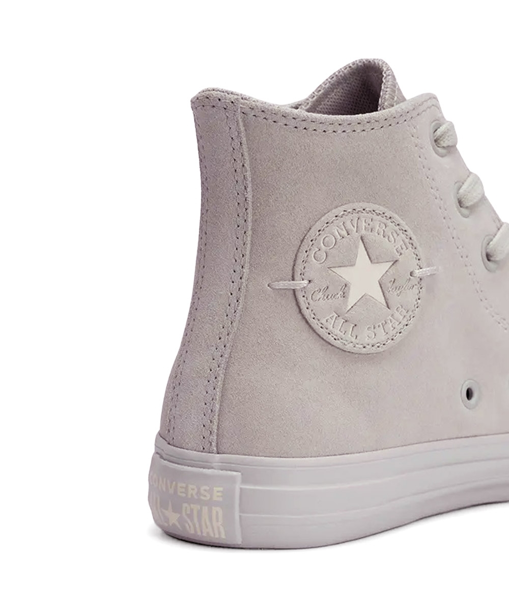 Tênis Cano Alto Converse Allstar Crafted Suede Marfim