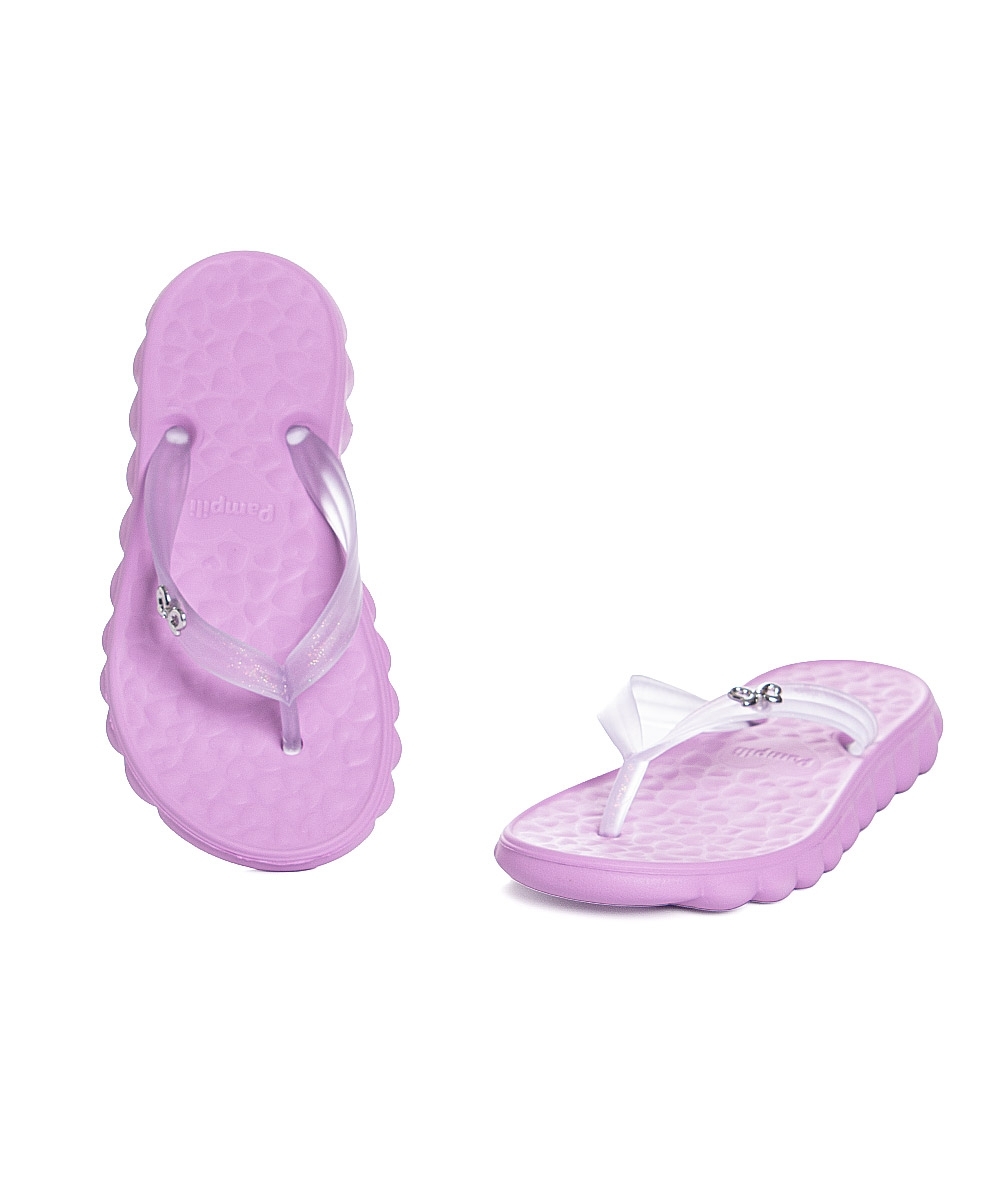 Chinelo Infantil Pampili Puffly Lilas
