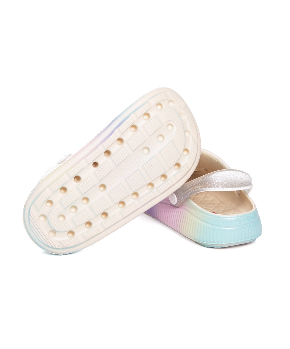 Sandália Babuche Molekinha Botons Tie Day Multicolor