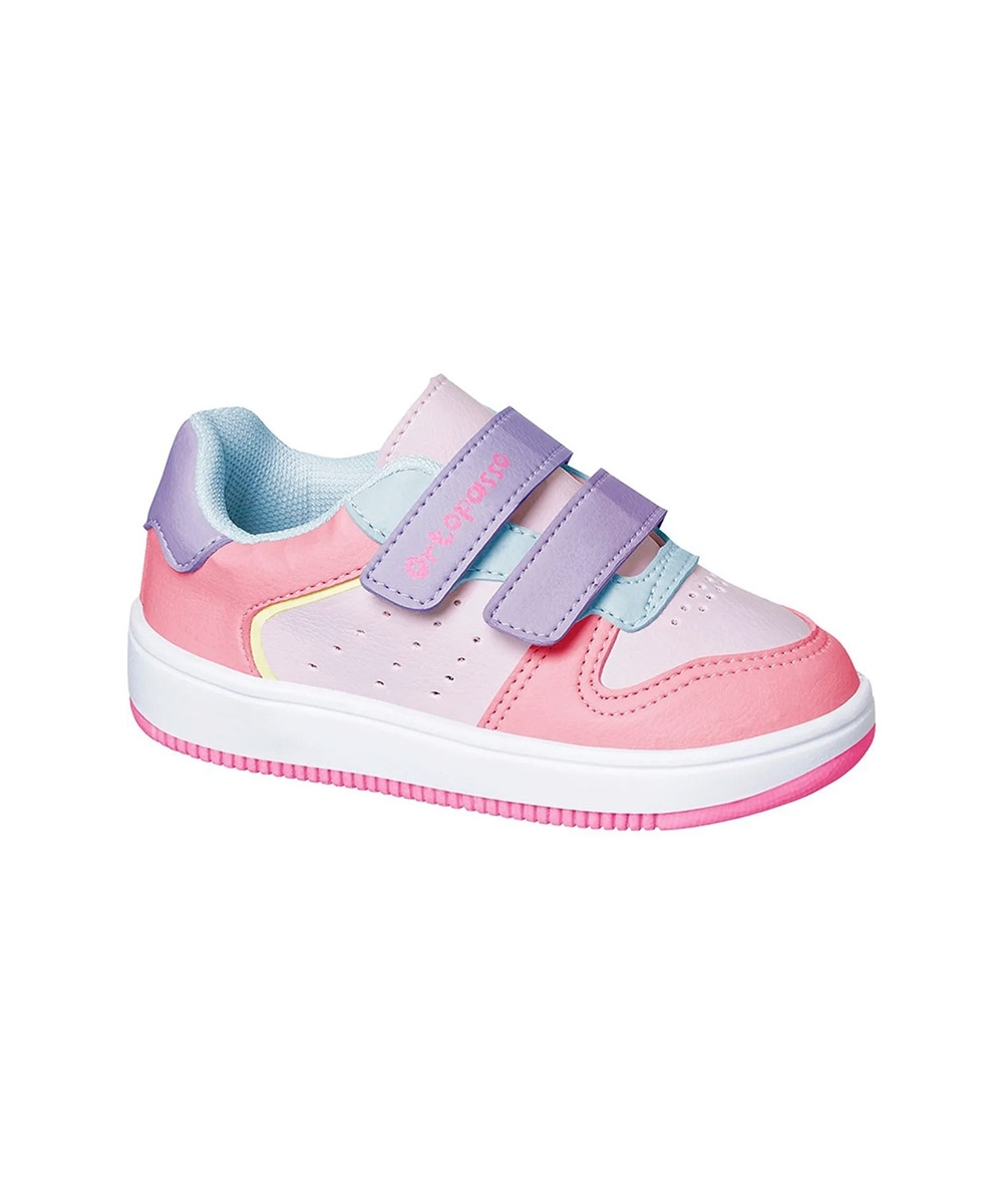 Tênis Infantil Ortopasso Force One 28/32 Rosa