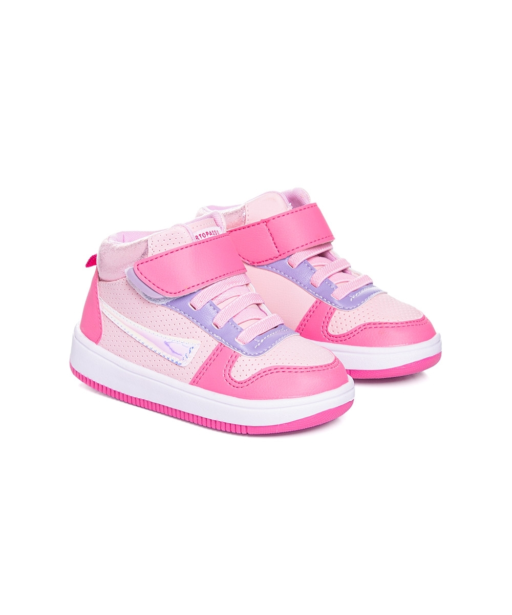 Tênis Infantil Ortopasso Babyoz Cano Alto 28/32 Rosa