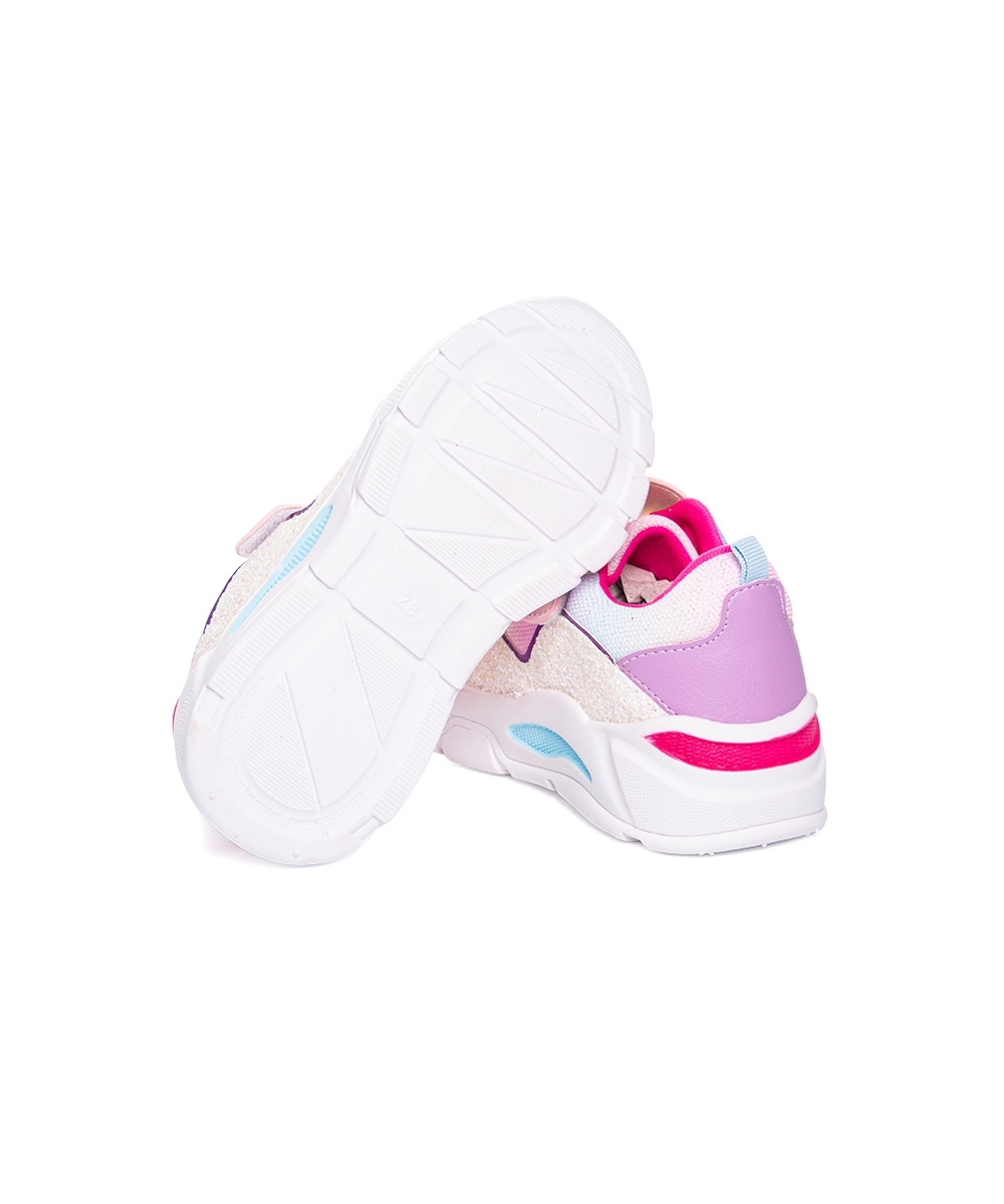 Tênis Infantil Ortopasso Wave Glitter 27/32 Pink