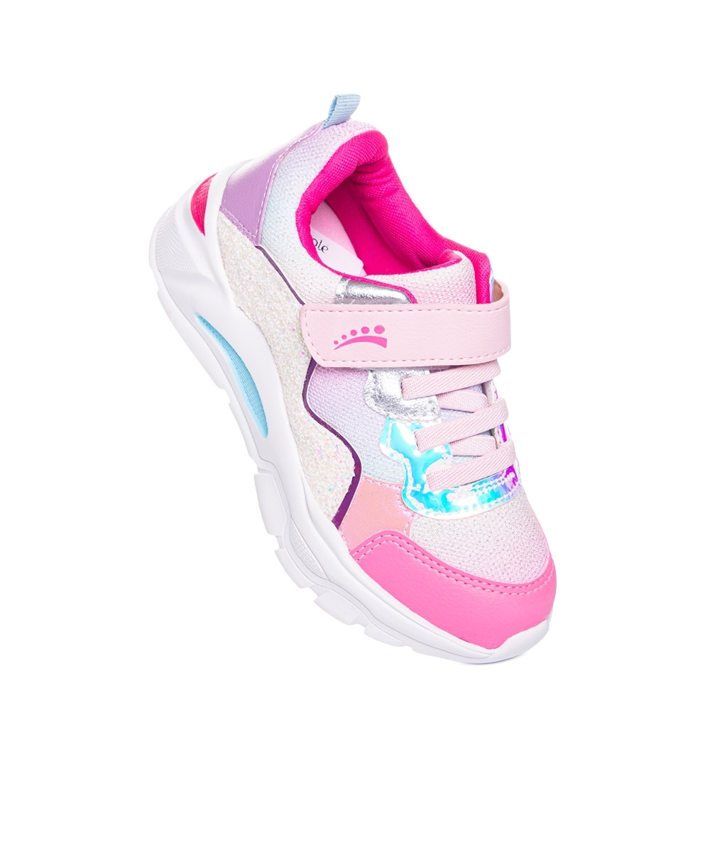 Tênis Infantil Ortopasso Wave Glitter 33/35 Pink