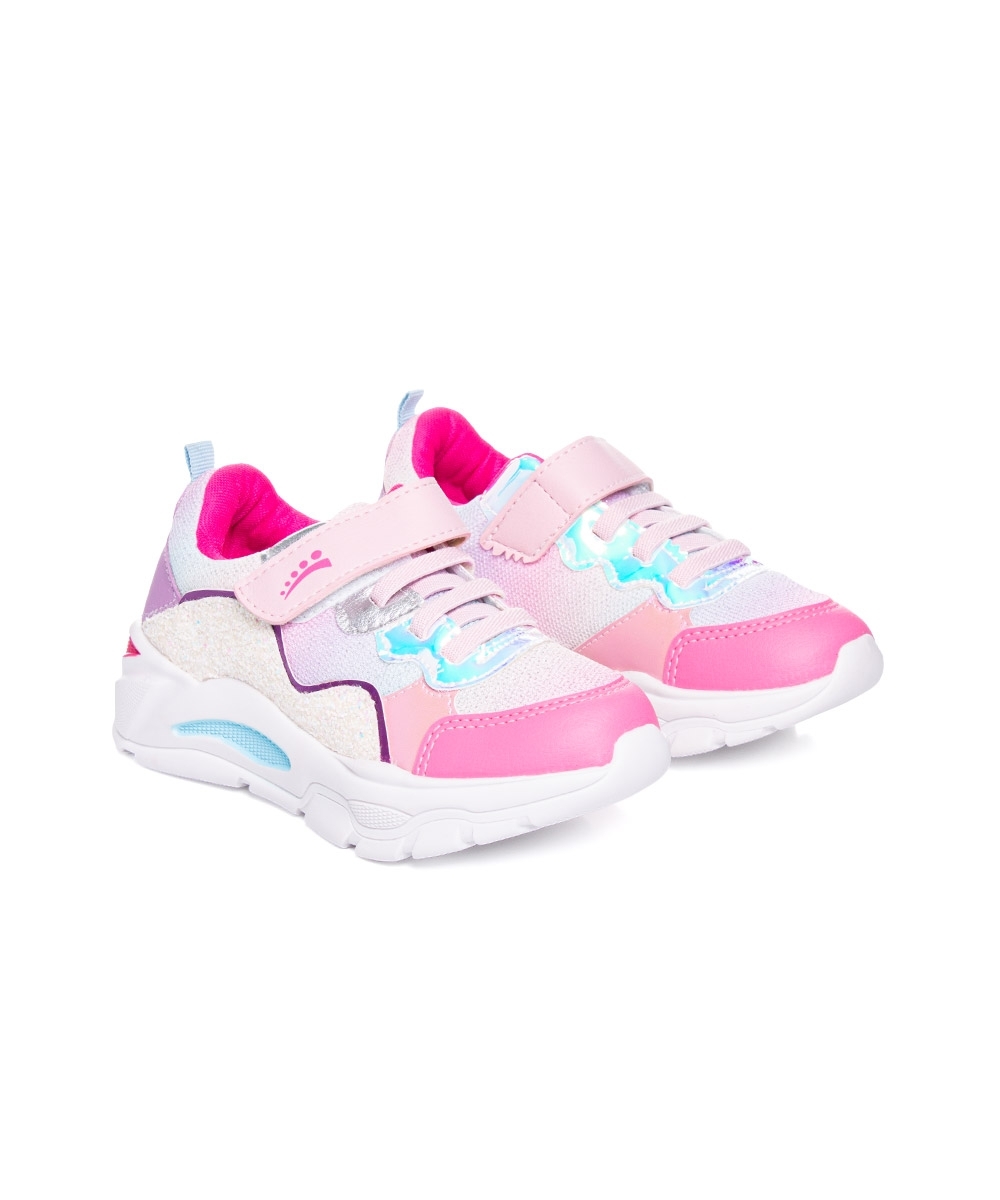 Tênis Infantil Ortopasso Wave Glitter 33/35 Pink