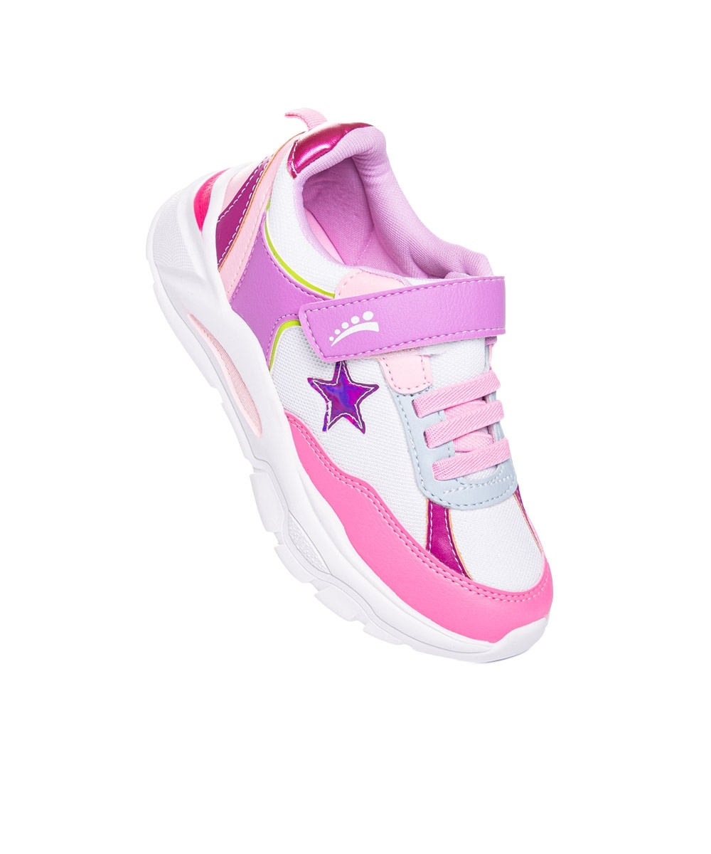 Tênis Infantil Ortopasso Wave Estrela 33/35 Branco