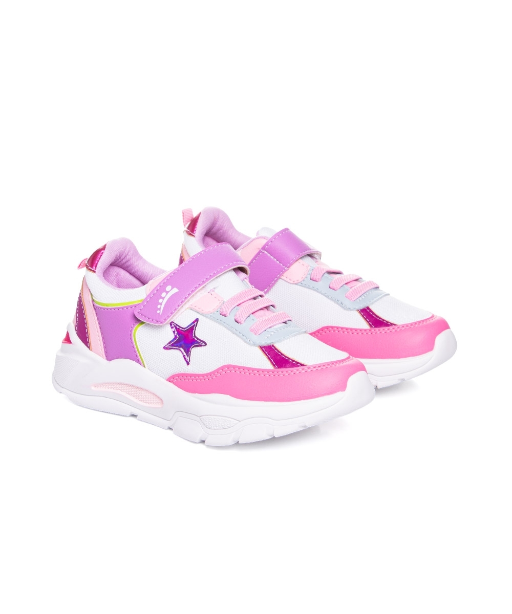 Tênis Infantil Ortopasso Wave Estrela 33/35 Branco