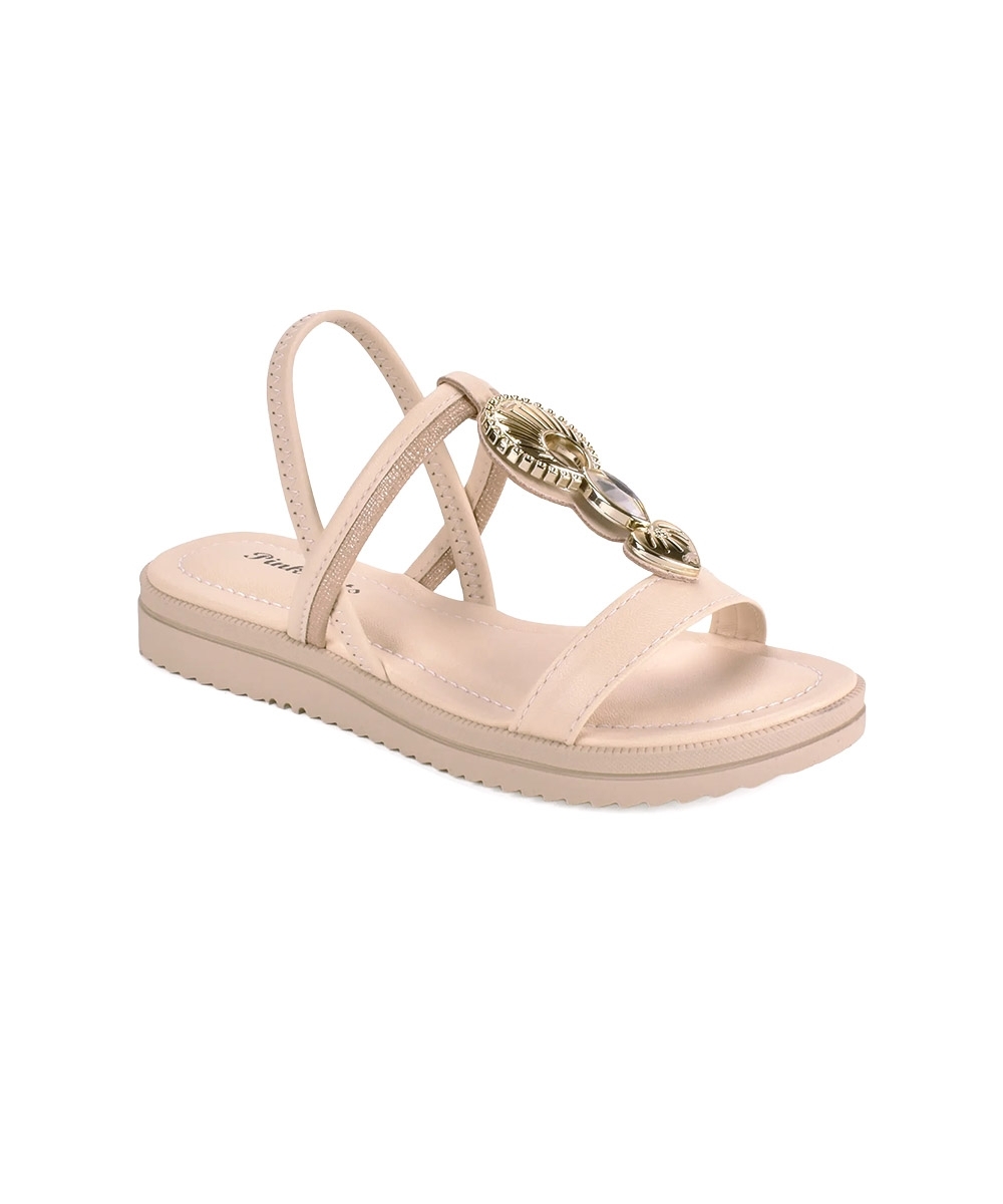 Sandália Pink Cats Infantil Flatform Bege