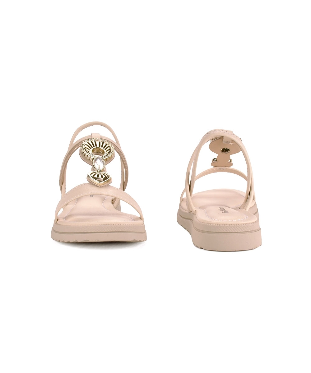 Sandália Pink Cats Infantil Flatform Bege