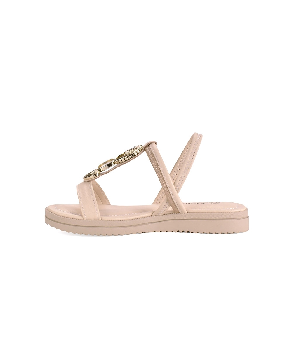 Sandália Pink Cats Infantil Flatform Bege