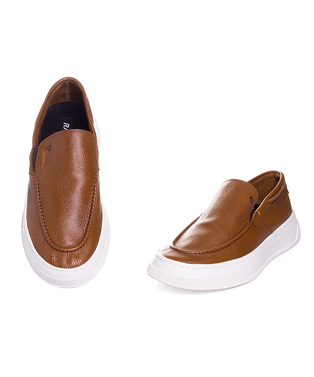 Sapatenis Rafarillo Max Light Couro Tan