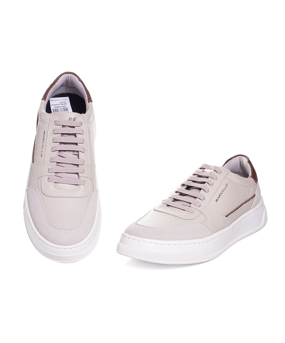 Tênis Masculino Rafarillo Max Light Couro Gelo