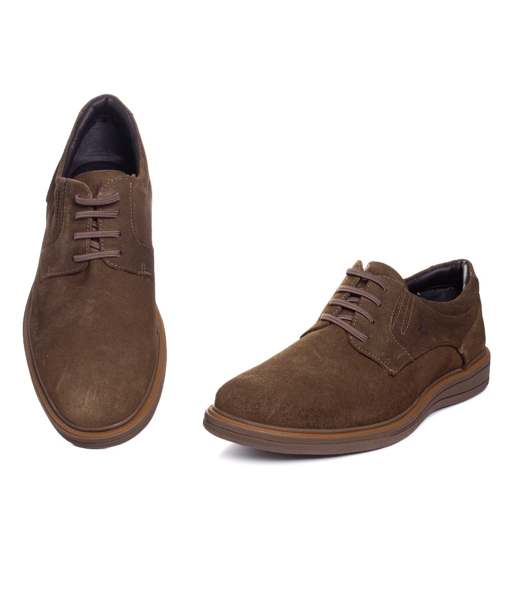 Sapato Masculino Rafarillo Boston Couro Taupy