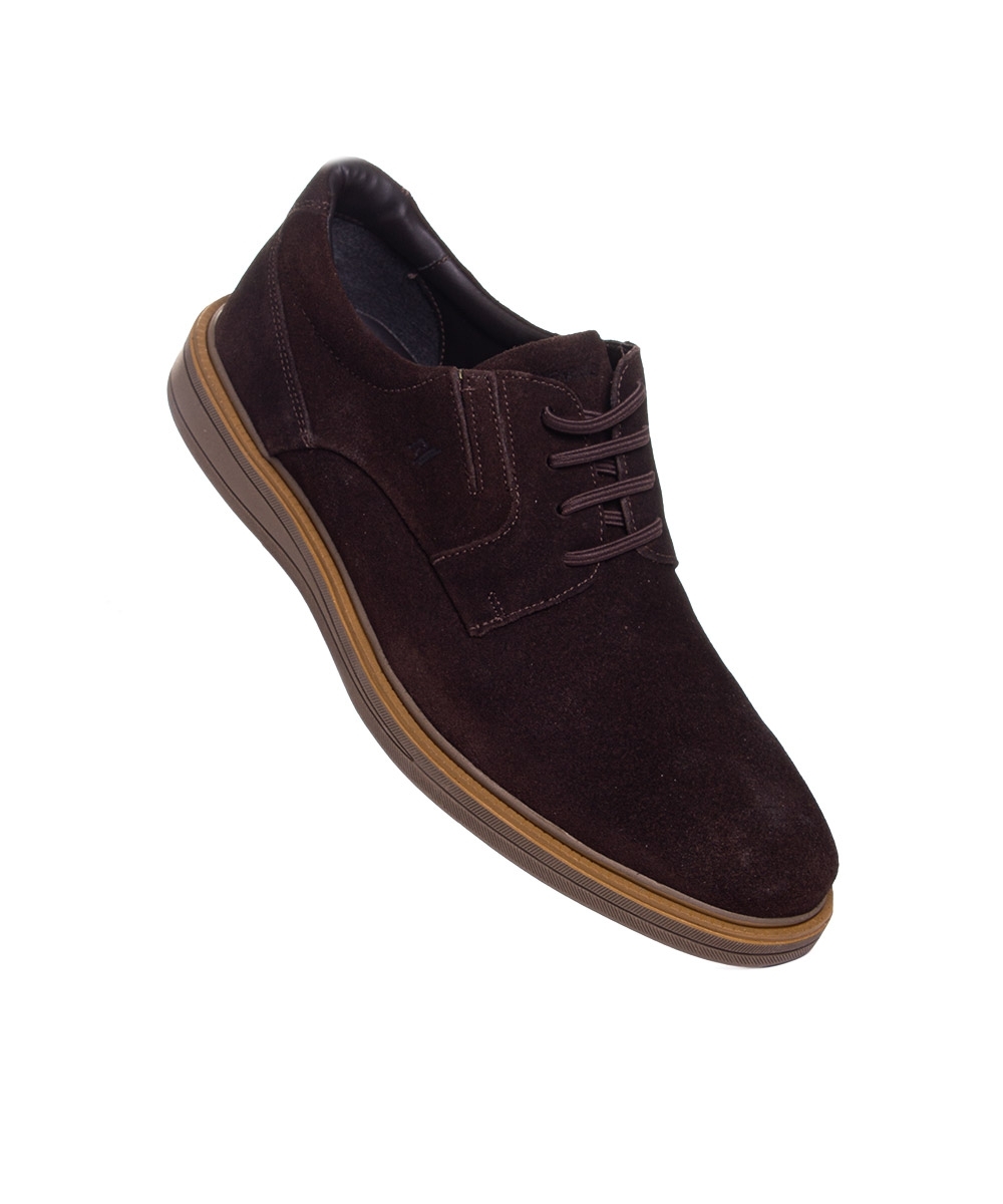 Sapato Masculino Rafarillo Boston Couro Cafe