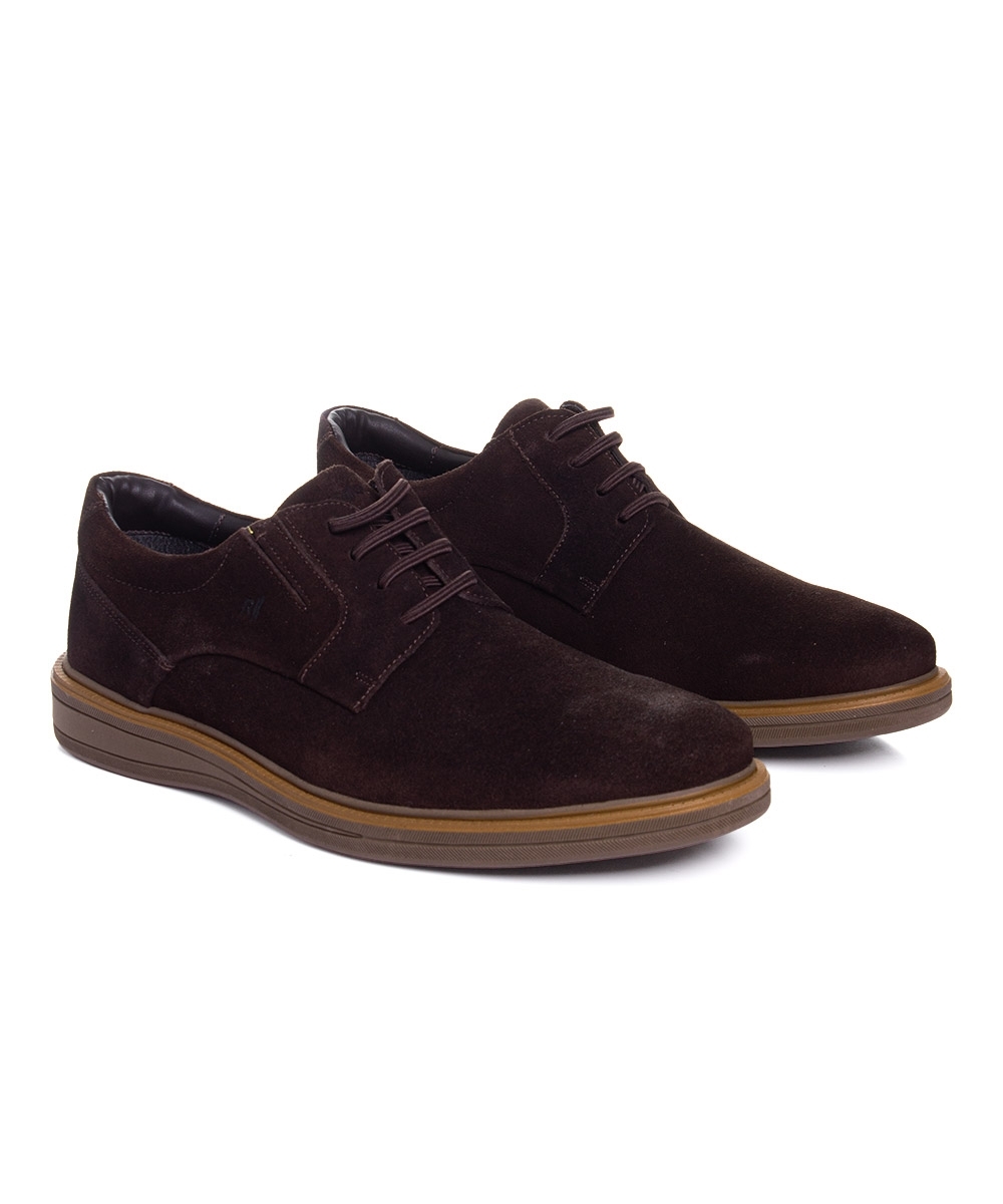 Sapato Masculino Rafarillo Boston Couro Cafe