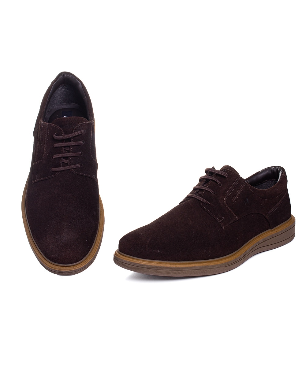 Sapato Masculino Rafarillo Boston Couro Cafe