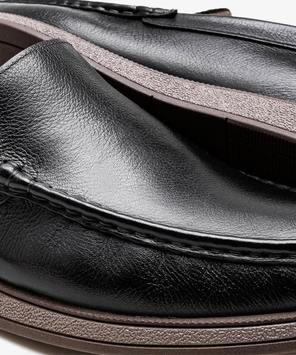 Mocassim Masculino Democrata Nash Couro Preto
