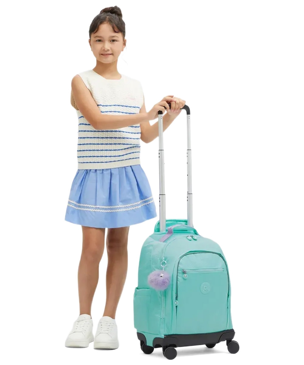 Mochila Kipling New Zea Funky Stars Emb Verde Agua