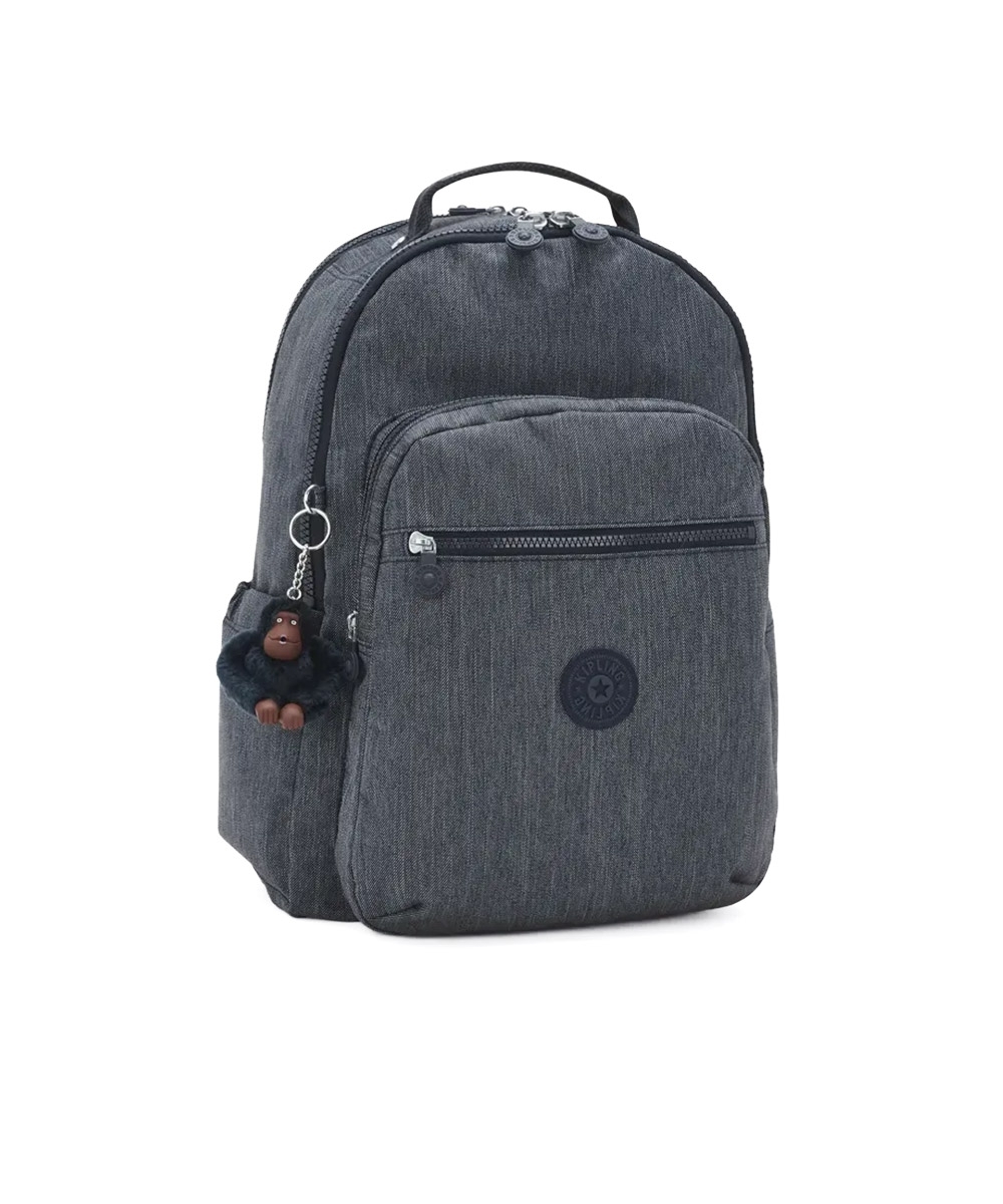 Mochila Kipling Seoul Lap Marine Navy Marinho