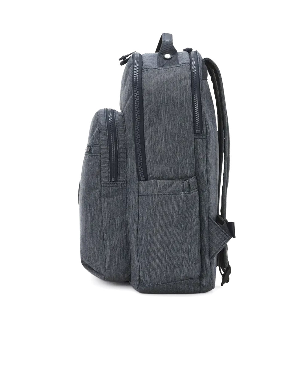 Mochila Kipling Seoul Lap Marine Navy Marinho
