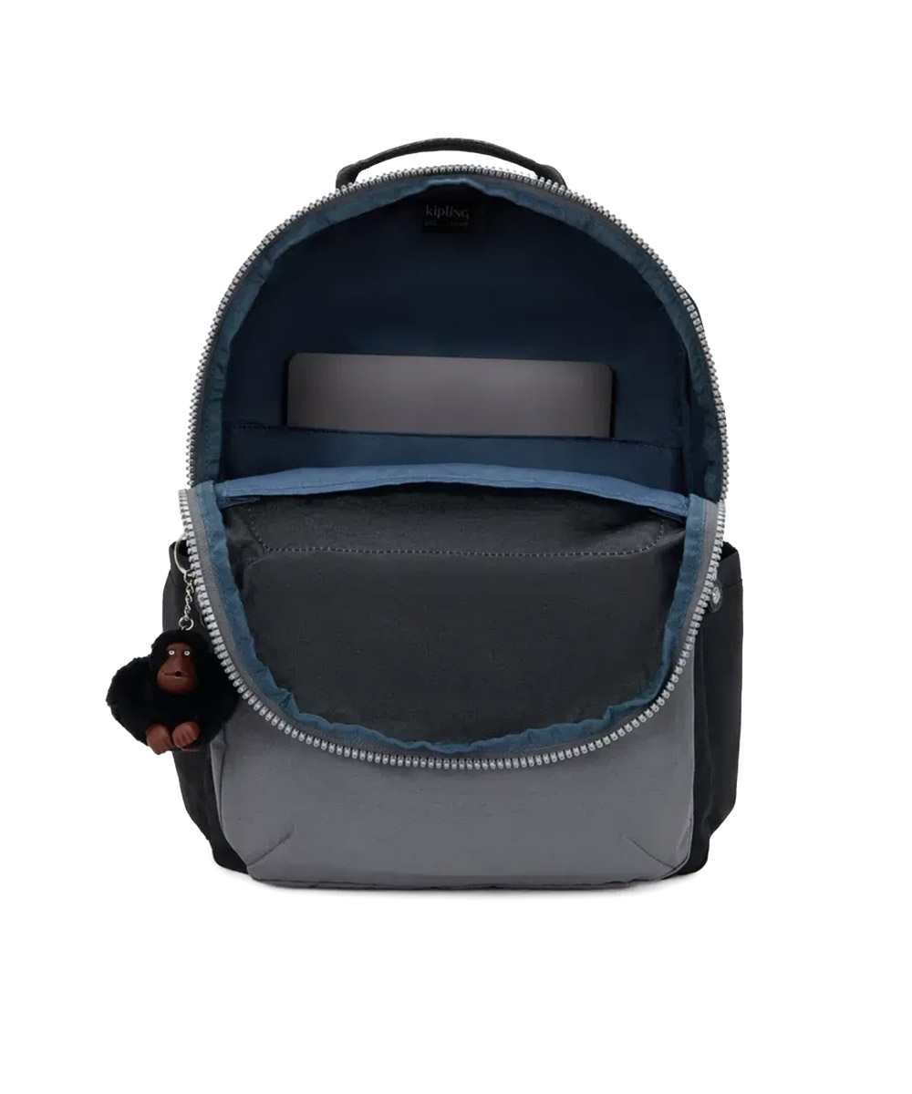 Mochila Kipling Seoul Space Black Bl Cinza