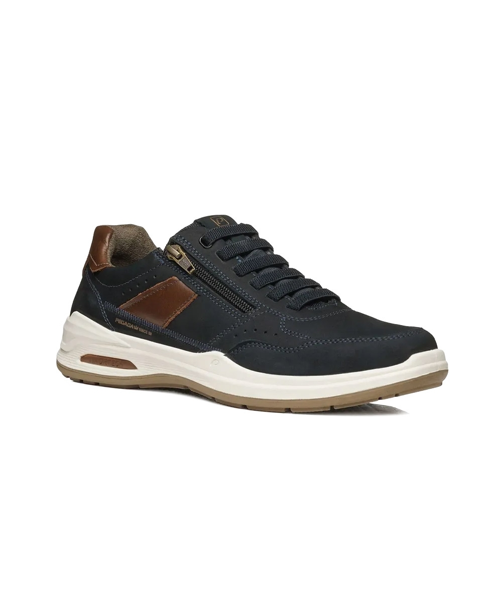 Sapatênis Masculino Pegada Amortech Couro Marinho