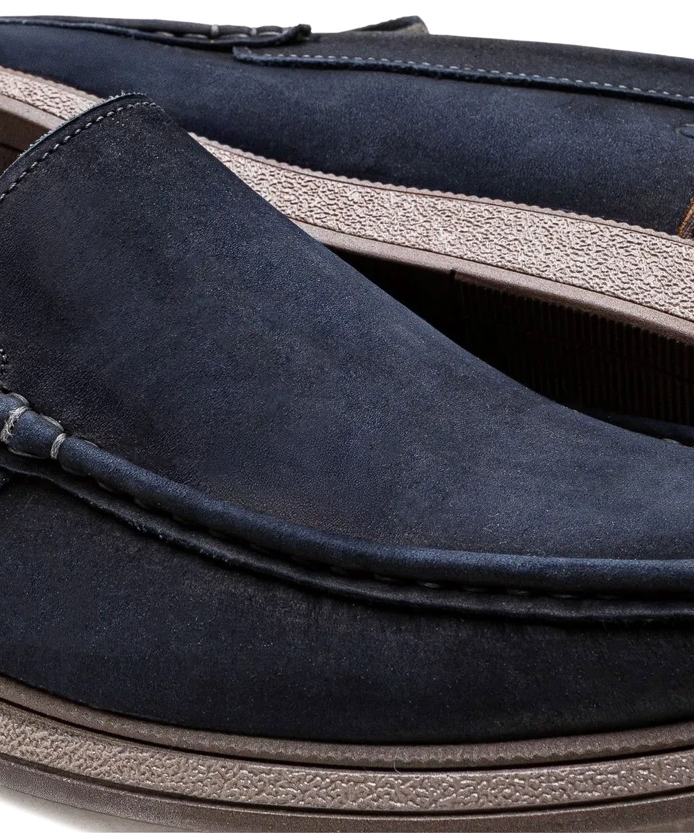 Mocassim Masculino Democrata Nash Couro Marinho