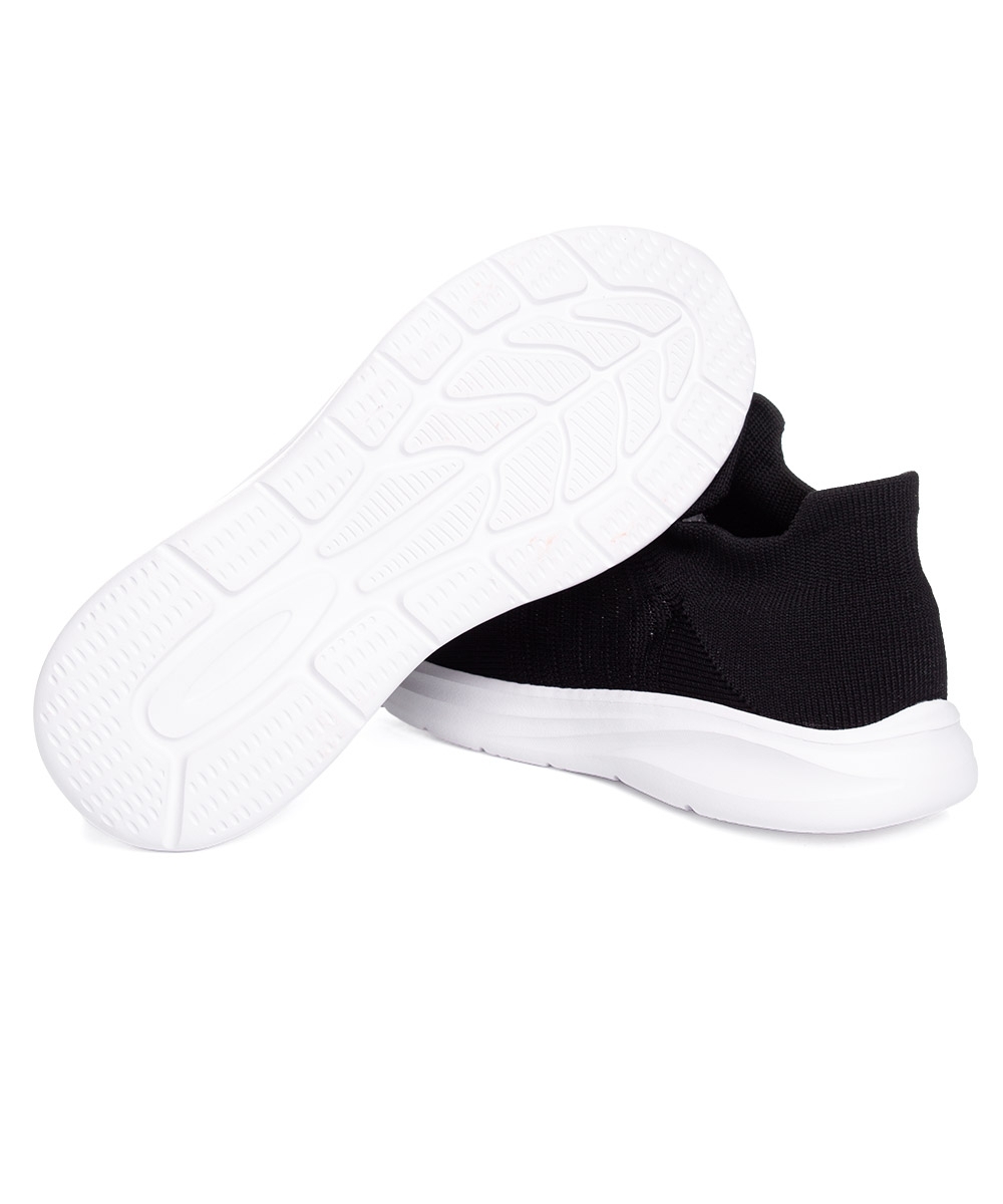 Tênis Feminino Giulia Domna Knit Preto