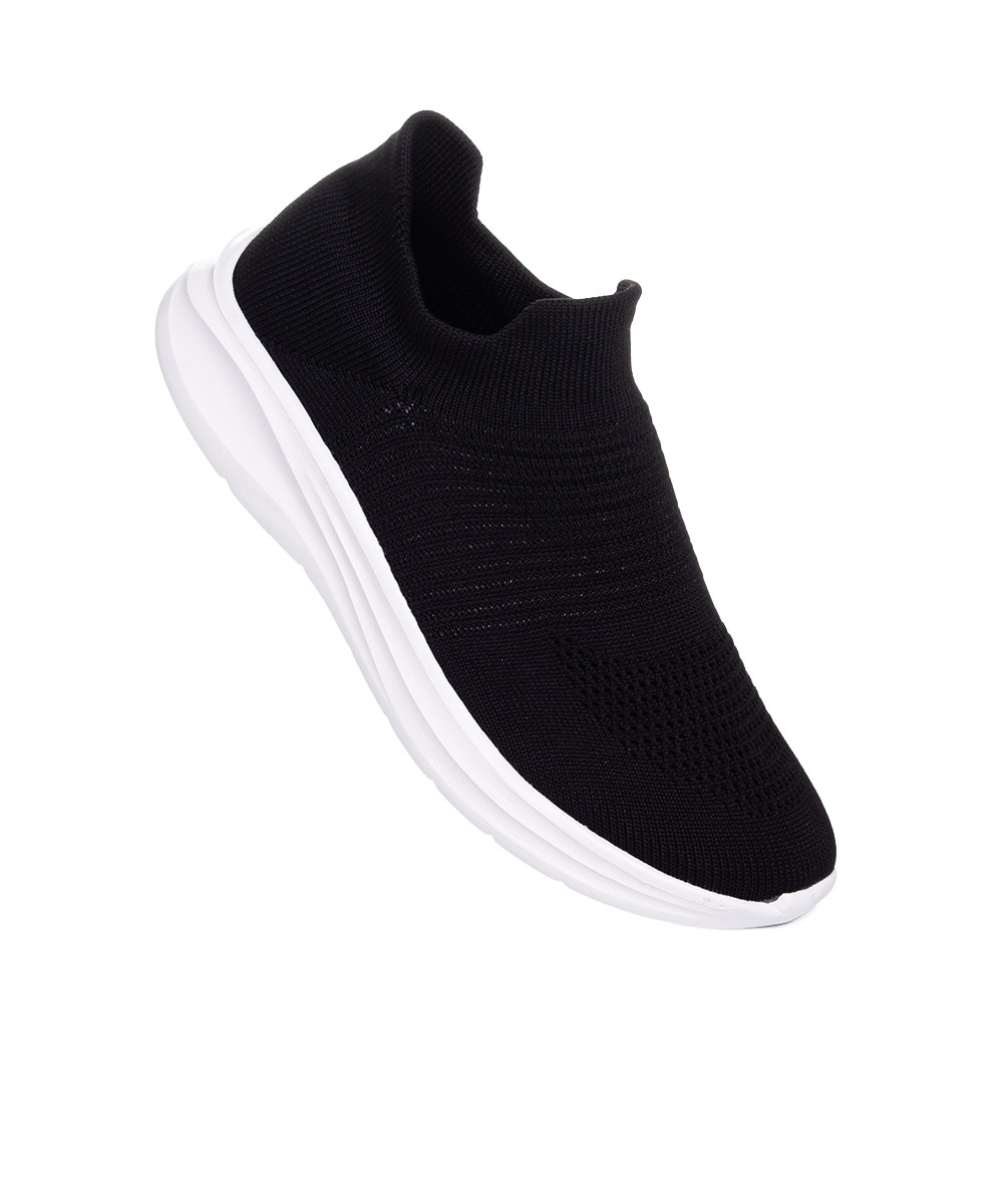 Tênis Feminino Giulia Domna Knit Preto