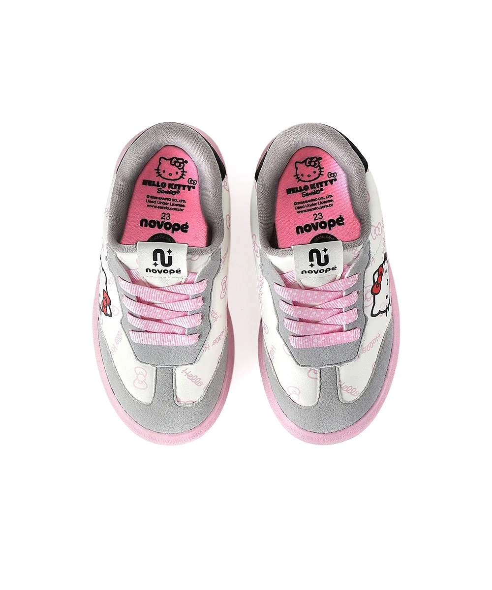 Tênis Infantil Novopé Hello Kitty Cadarços 28/32 Multicolor