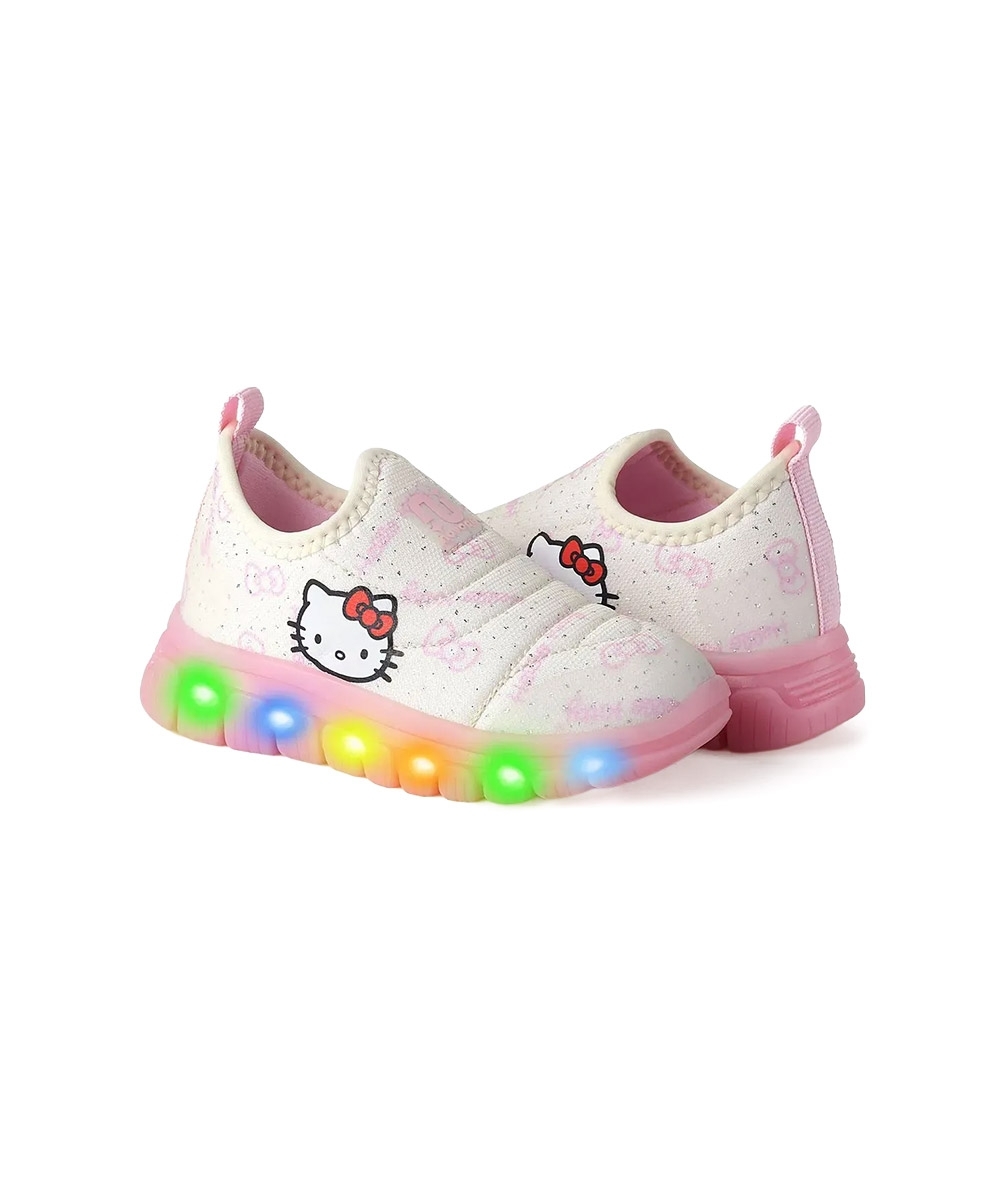 Tênis Infantil Novopé Hello Kitty Led 28/32 Off White