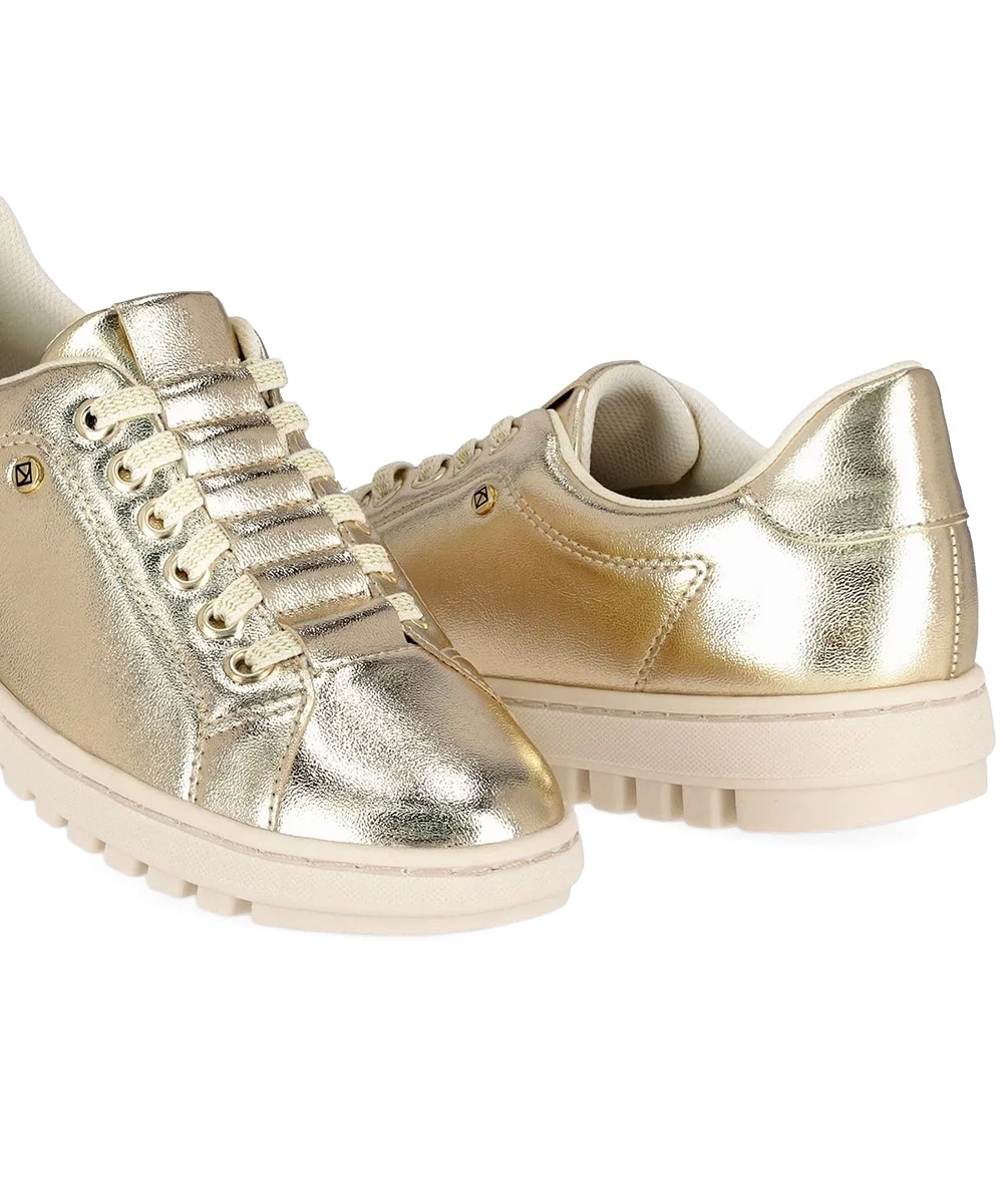 Tênis Feminino Piccadilly Calce Fácil. Ouro