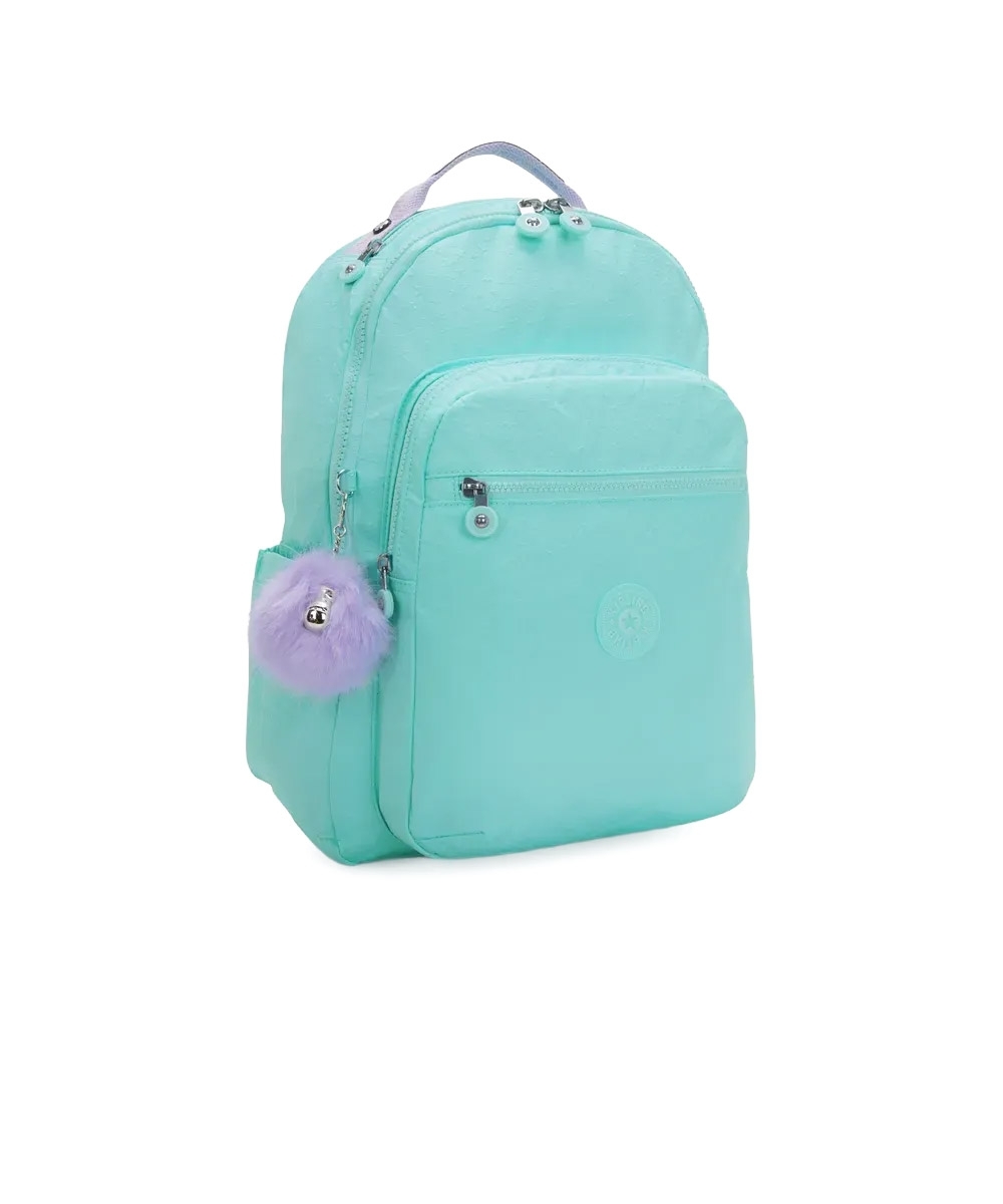 Mochila Kipling Seoul Funky Stars Emb Verde Agua