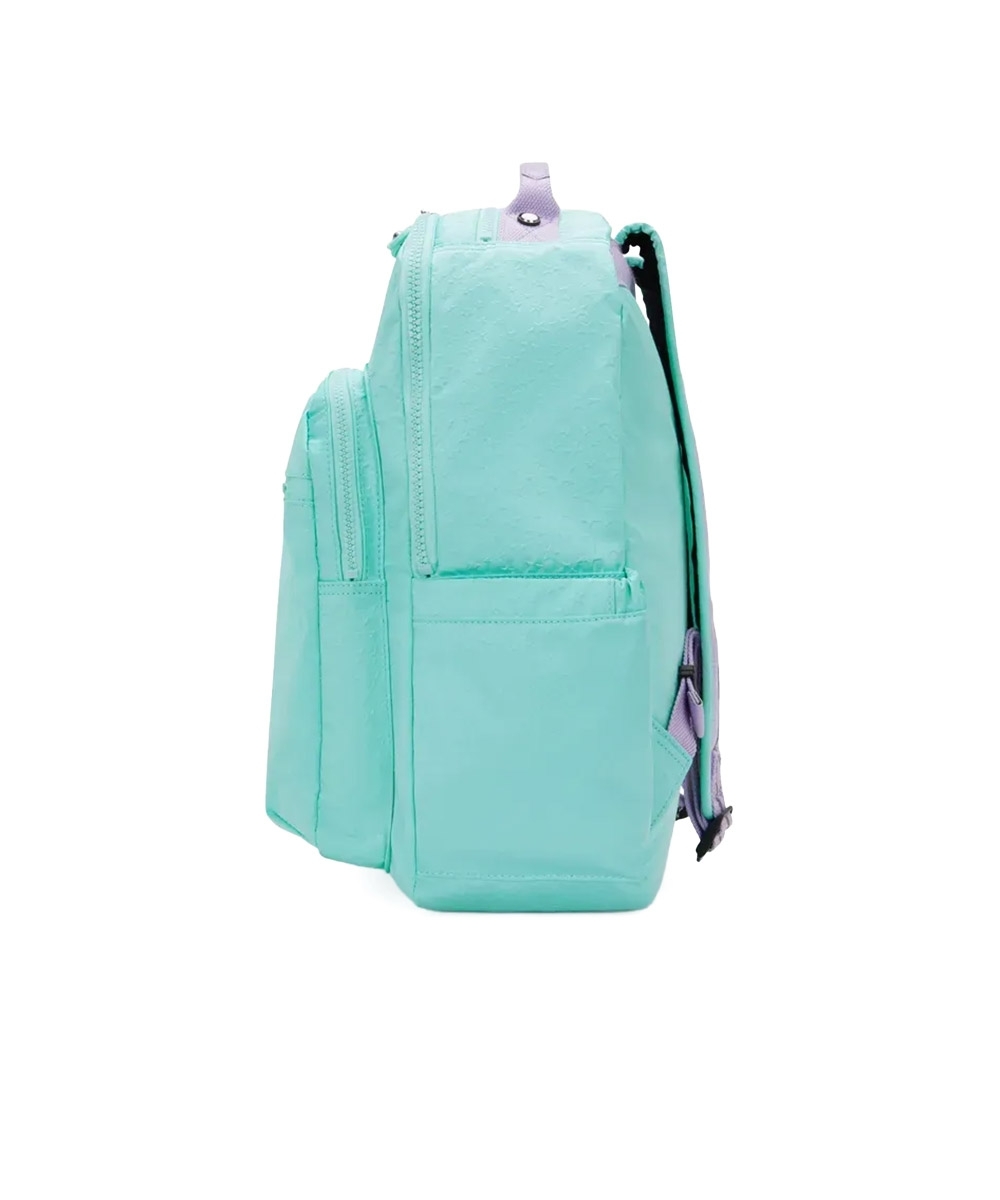 Mochila Kipling Seoul Funky Stars Emb Verde Agua