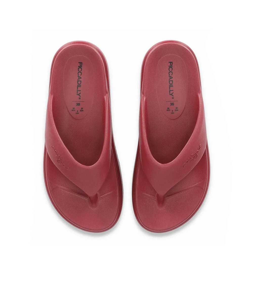 Tamanco Piccadilly Marshmallow Flatform Vinho