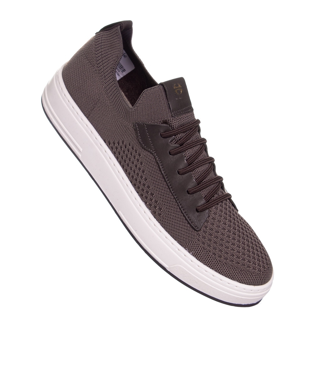 Tênis Masculino Ferriceli Knit Rover Marrom